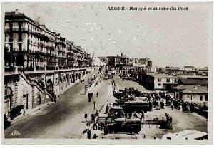 ALGER 085 RAMPE DU PORT AUTRE VUE 1946